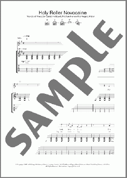 Holy Roller Novocaine(Kings Of Leon) 楽譜 ギター（ソロ） ダウンロード