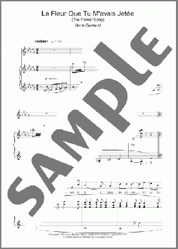 La Fleur Que Tu M'avais Jetee (The Flower Song) (from Carmen)(Georges Bizet) 楽譜 ピアノ & ボーカル ダウンロード