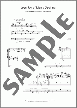 Jesu, Joy Of Man's Desiring (from Cantata 147)(Johann Sebastian Bach) 楽譜 その他 ダウンロード