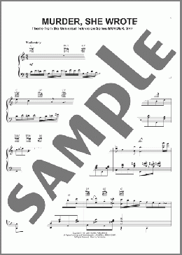 Murder, She Wrote(John Addison) 楽譜 ピアノ（ソロ） ダウンロード