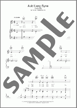 Auld Lang Syne(Traditional/Robert Burns) 楽譜 その他 ダウンロード