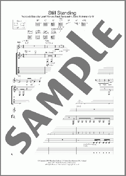 Still Standing(The Rasmus) 楽譜 ギター（ソロ） ダウンロード
