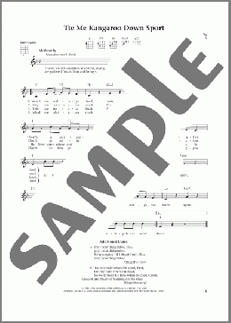 Tie Me Kangaroo Down Sport (from The Daily Ukulele) (arr. Liz and Jim Beloff)(Rolf Harris) 楽譜 ウクレレ（弾き語り） ダウンロード
