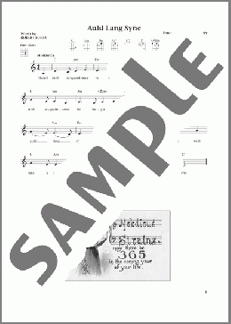 Auld Lang Syne (from The Daily Ukulele) (arr. Liz and Jim Beloff)(Traditional Scottish Melody) 楽譜 ウクレレ（弾き語り） ダウンロード