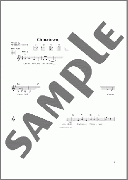 Chinatown, My Chinatown (from The Daily Ukulele) (arr. Liz and Jim Beloff)(William Jerome) 楽譜 ウクレレ（弾き語り） ダウンロード