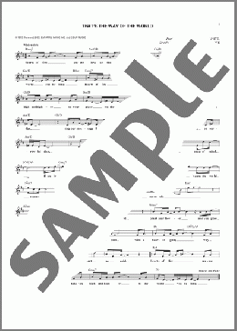 That's The Way Of The World(Earth, Wind & Fire) 楽譜 その他 ダウンロード