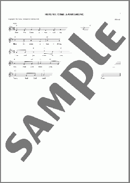 Here We Come A-Wassailing(Traditional) 楽譜 その他 ダウンロード