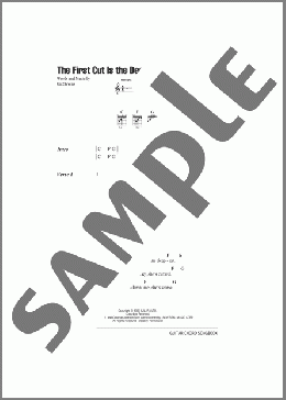 The First Cut Is The Deepest(Rod Stewart) 楽譜 ギター（コード） ダウンロード