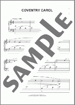 Coventry Carol [Classical version] (arr. Phillip Keveren)(Robert Croo/Traditional English Melody) 楽譜 ピアノ（ソロ） ダウンロード