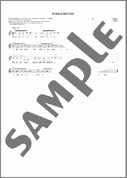 Doodle Doo Doo(Ted Morse) 楽譜 その他 ダウンロード