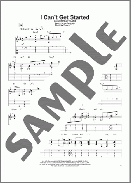 I Can't Get Started(Ira Gershwin) 楽譜 ギター（その他） ダウンロード