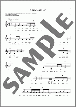 There Will Be A Day(Jeremy Camp) 楽譜 その他 ダウンロード