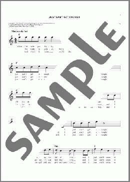 Just Can't Get Enough(Depeche Mode) 楽譜 その他 ダウンロード