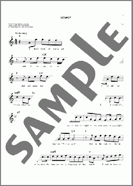 Legacy(Nichole Nordeman) 楽譜 その他 ダウンロード