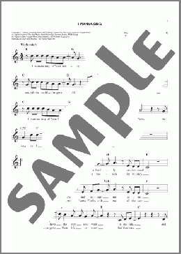 I Wanna Sing(Scott Krippayne) 楽譜 その他 ダウンロード