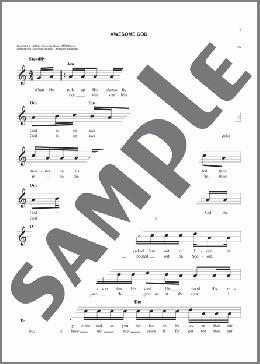 Awesome God(Rich Mullins) 楽譜 その他 ダウンロード