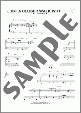 Just A Closer Walk With Thee [Jazz version] (arr. Brent Edstrom)(Kenneth Morris) 楽譜 ピアノ（ソロ） ダウンロード