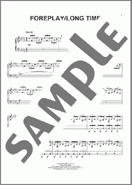 Foreplay/Long Time (Long Time)(Boston) 楽譜 ピアノ（ソロ） ダウンロード