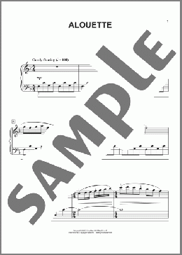 Alouette [Classical version] (arr. Phillip Keveren)(Traditional) 楽譜 ピアノ（ソロ） ダウンロード