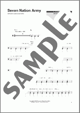 Seven Nation Army(White Stripes) 楽譜 その他 ダウンロード