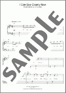 I Can See Clearly Now(Johnny Nash) 楽譜 ピアノ（ソロ） ダウンロード