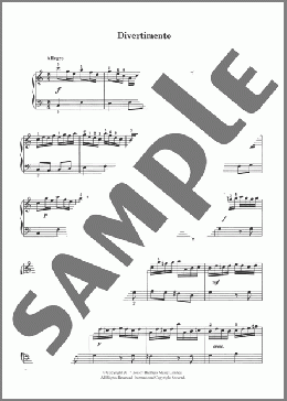 Divertimento(Mattia Vento) 楽譜 ピアノ（ソロ） ダウンロード