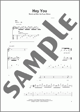 Hey You(Pink Floyd) 楽譜 ギタースコア ダウンロード