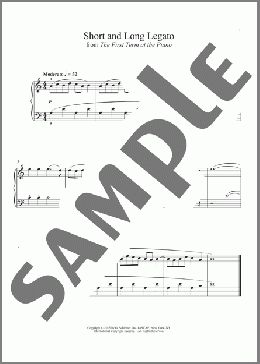 Short And Long Legato(B??la Bart??k) 楽譜 ピアノ（ソロ） ダウンロード