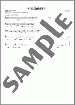 Anyone Would Love You(Harold Rome) 楽譜 その他 ダウンロード