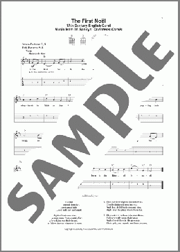 The First Noel(W. Sandys' Christmas Carols) 楽譜 ギター（ソロ） ダウンロード