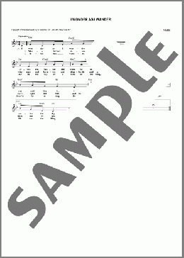 I Wonder As I Wander(John Jacob Niles) 楽譜 その他 ダウンロード