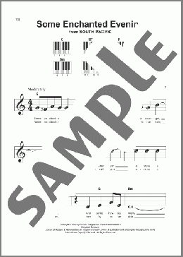 Some Enchanted Evening(Rodgers & Hammerstein) 楽譜 ピアノ（ソロ） ダウンロード