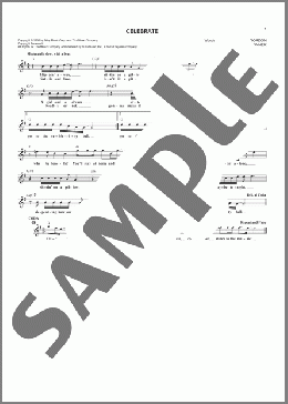 Celebrate(Three Dog Night) 楽譜 その他 ダウンロード