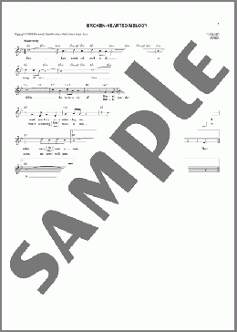 Broken-Hearted Melody(Sarah Vaughan) 楽譜 その他 ダウンロード