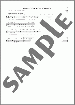 By The Light Of The Silvery Moon(Ed Madden) 楽譜 その他 ダウンロード
