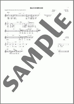 Blue Champagne(Grady Watts) 楽譜 その他 ダウンロード
