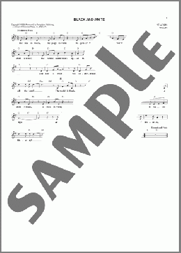 Black And White(Three Dog Night) 楽譜 その他 ダウンロード
