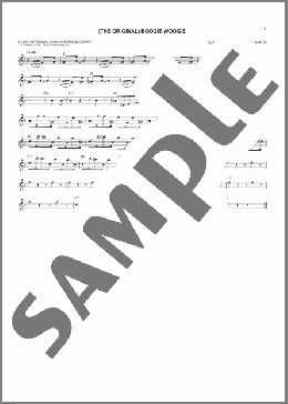 Pine Top's Boogie(Clarence ”Pine Top” Smith) 楽譜 その他 ダウンロード