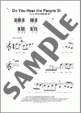 Do You Hear The People Sing?(Herbert Kretzmer) 楽譜 ピアノ（ソロ） ダウンロード