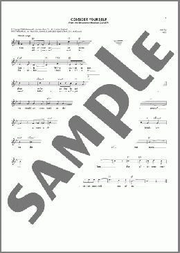 Consider Yourself(Mark Lester, Jack Wild/Michael Goodman, Bruce Prochnik) 楽譜 その他 ダウンロード