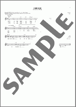 Cherokee (Indian Love Song)(Ray Noble And His Orchestra/Charlie Barnet & his Orchestra/Benny Goodman Sextet) 楽譜 その他 ダウンロード