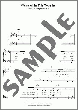 We're All In This Together(Ben Lee) 楽譜 ピアノ（ソロ） ダウンロード