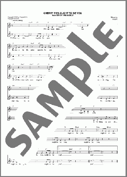 Cherry Pies Ought To Be You(Cole Porter) 楽譜 その他 ダウンロード