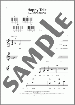 Happy Talk(Oscar Hammerstein II/Rodgers & Hammerstein) 楽譜 ピアノ（ソロ） ダウンロード