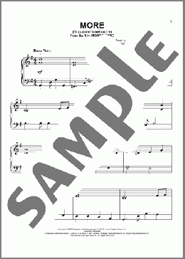 More (Ti Guardero Nel Cuore)(Kai Winding) 楽譜 ピアノ（ソロ） ダウンロード