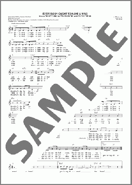 Everybody Ought To Have A Maid(Stephen Sondheim) 楽譜 その他 ダウンロード