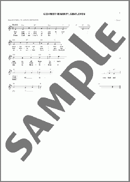 God Rest Ye Merry, Gentlemen(19th Century English Carol) 楽譜 その他 ダウンロード