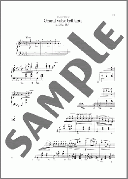 Grand Valse Brillante In E-Flat Major, Op. 18(Frederic Chopin) 楽譜 ピアノ（ソロ） ダウンロード