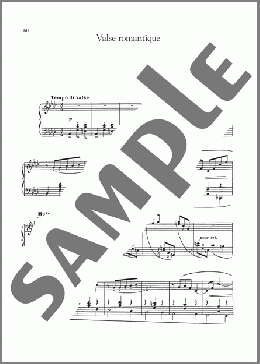Valse Romantique(Claude Debussy) 楽譜 ピアノ（ソロ） ダウンロード