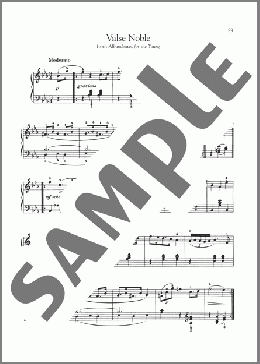 Valse Noble, Op. 101, No. 14(Cornelius Gurlitt) 楽譜 ピアノ（ソロ） ダウンロード